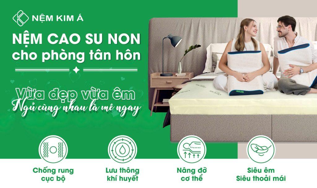Hình ảnh nệm cao su non - Nệm Kim Á