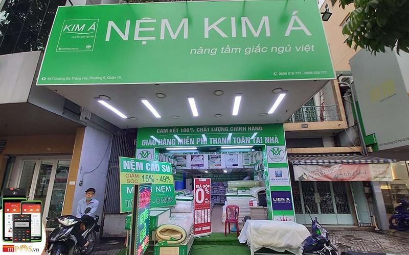 Hình ảnh showroom và đại lí Nệm Kim Á