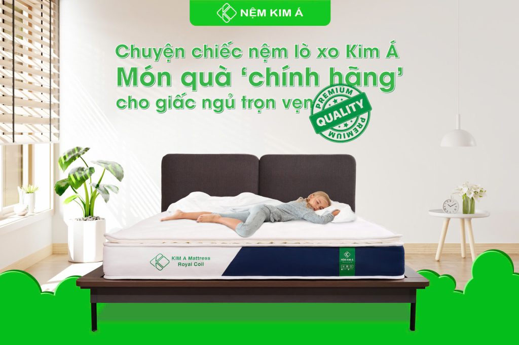 Hình ảnh nệm lò xo chính hãng Kim Á