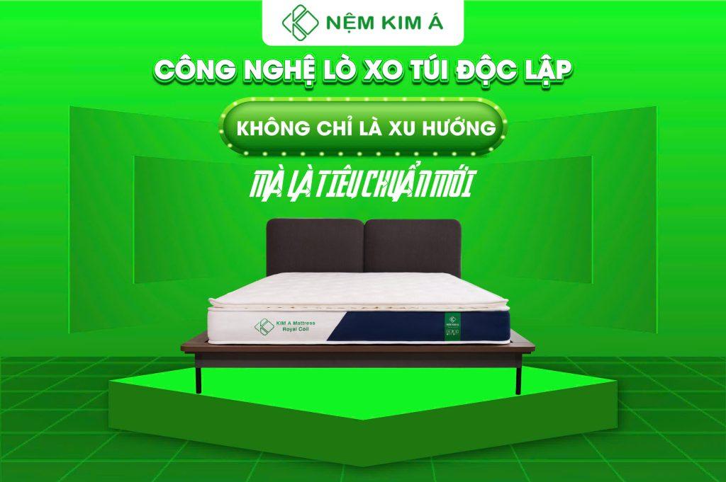 Hình ảnh nệm lò xo túi cao cấp Kim Á Royal Coil