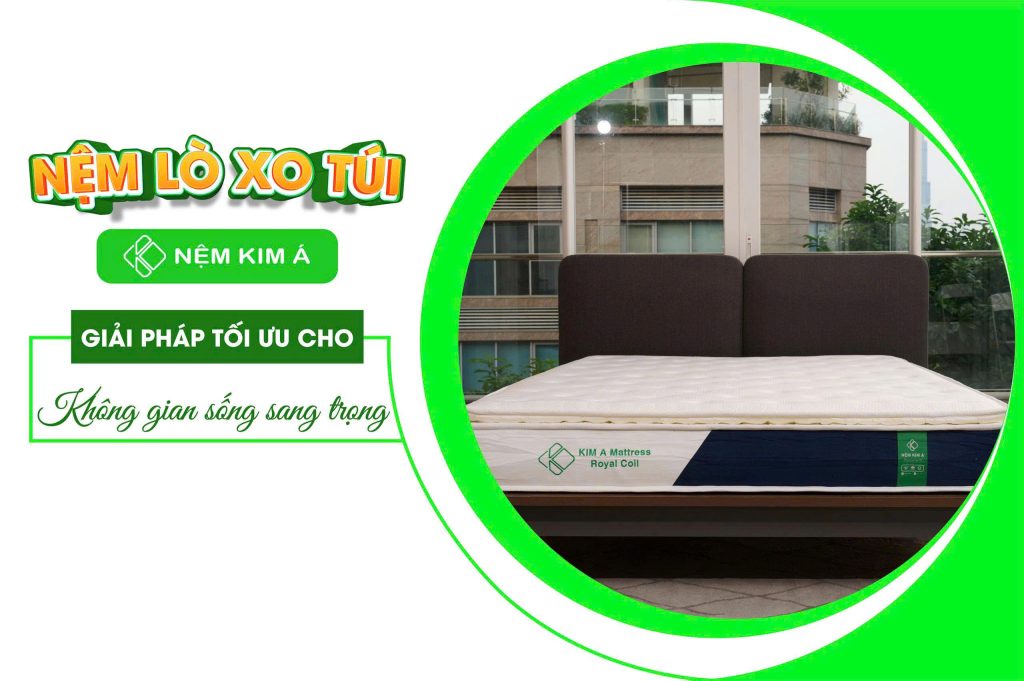 Hình ảnh nệm lò xo túi cao cấp Kim Á Royal Coil