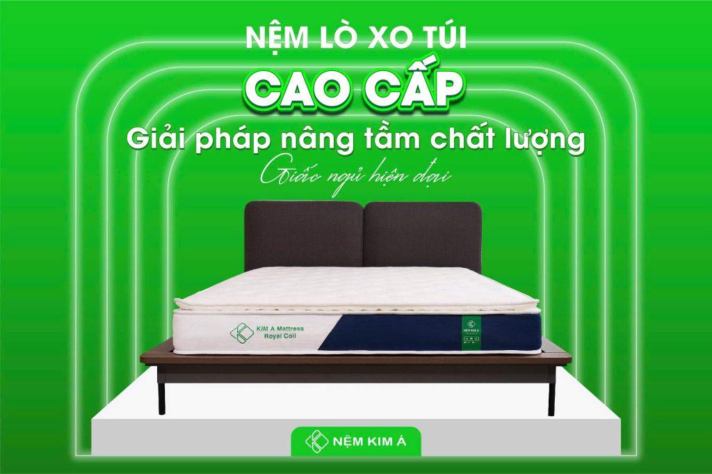Hình ảnh Nệm lò xo túi cao cấp Kim Á Royal Coil