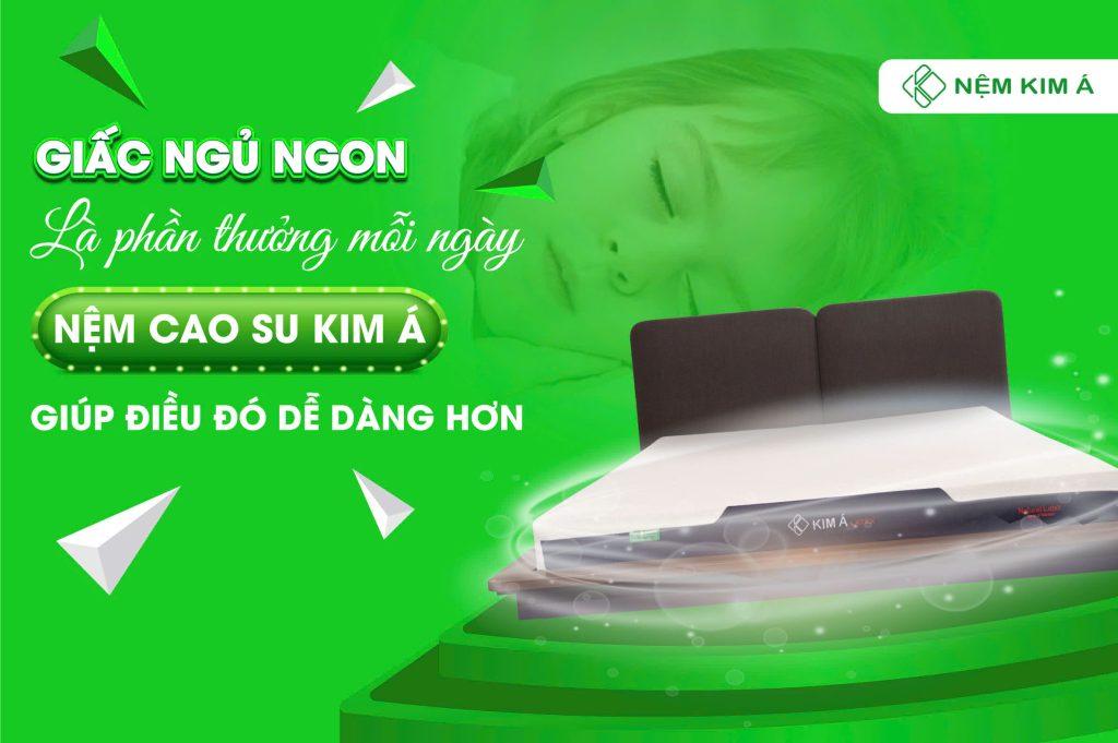 Hình ảnh nệm cao su thiên nhiên chất lượng Kim Á Latex