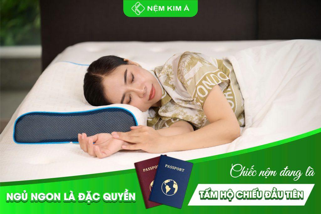 Hình ảnh nệm cao su thiên nhiên chất lượng Kim Á Latex