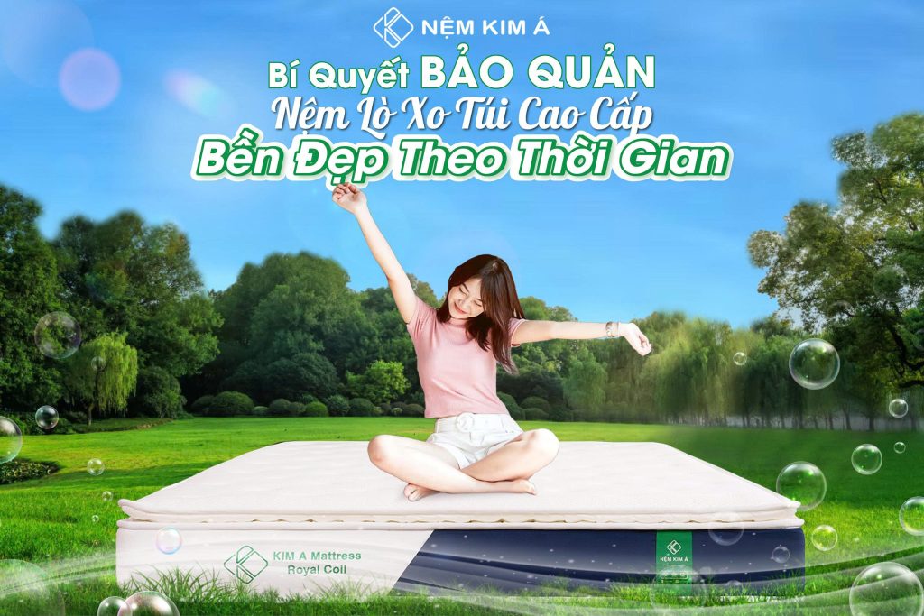 Hình ảnh nệm lò xo túi cao cấp