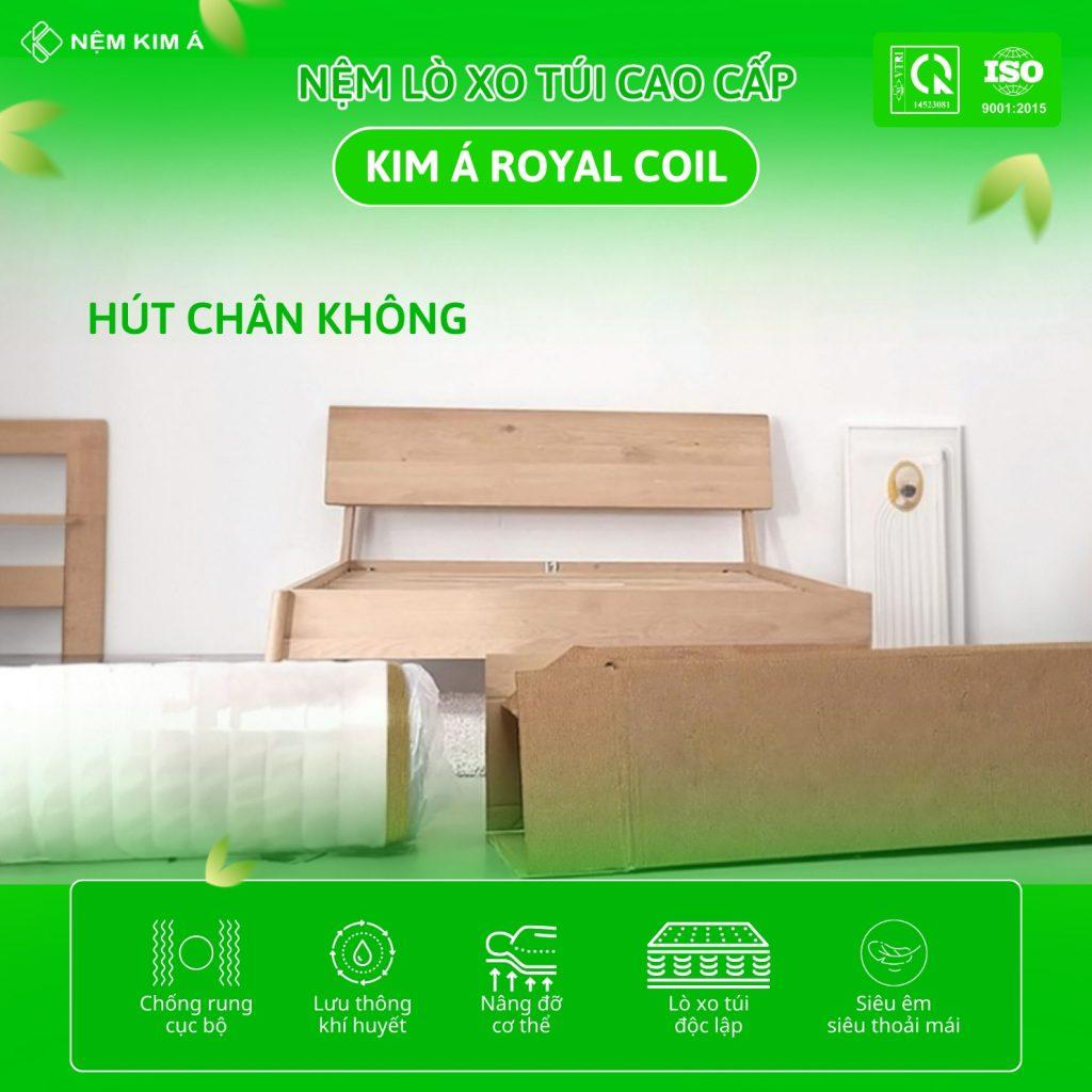 Hình ảnh nệm lò xo túi cao cấp