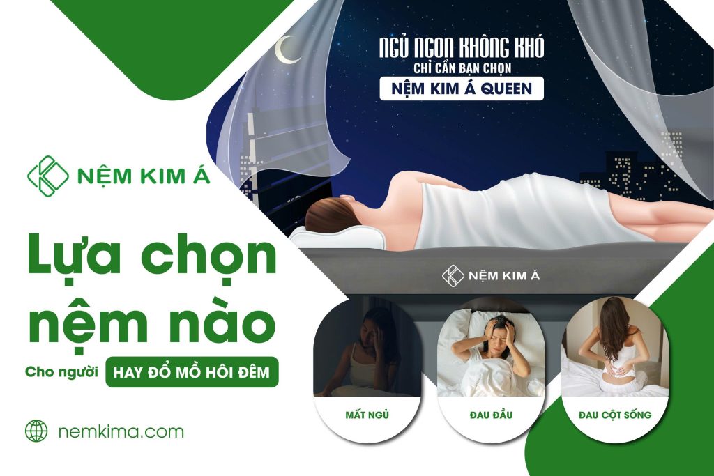 Hình ảnh nệm cao su thiên nhiên hoạt tính - Kim Á Queen