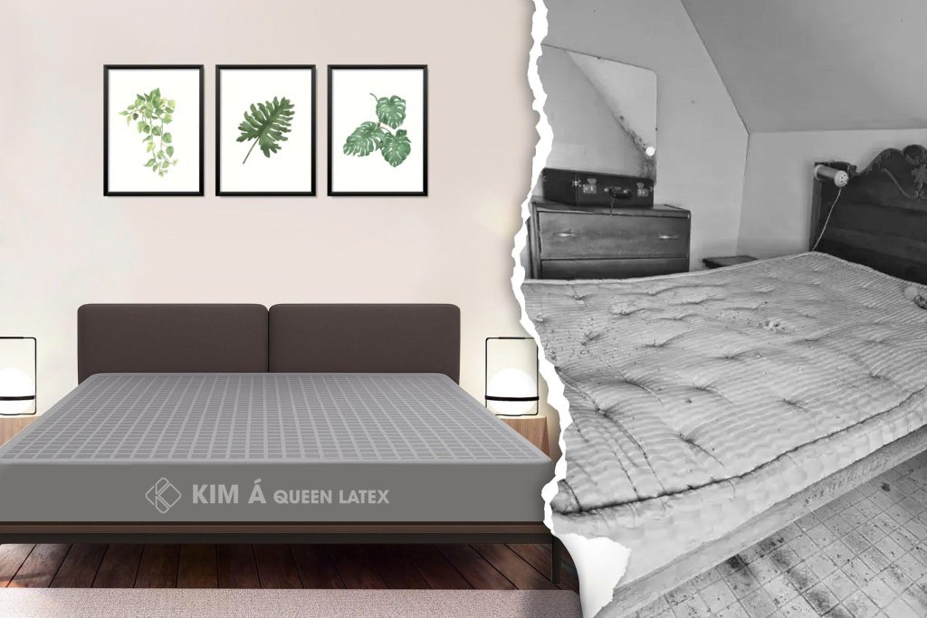 Hình ảnh nệm cao su thiên nhiên hoạt tính - Kim Á Queen