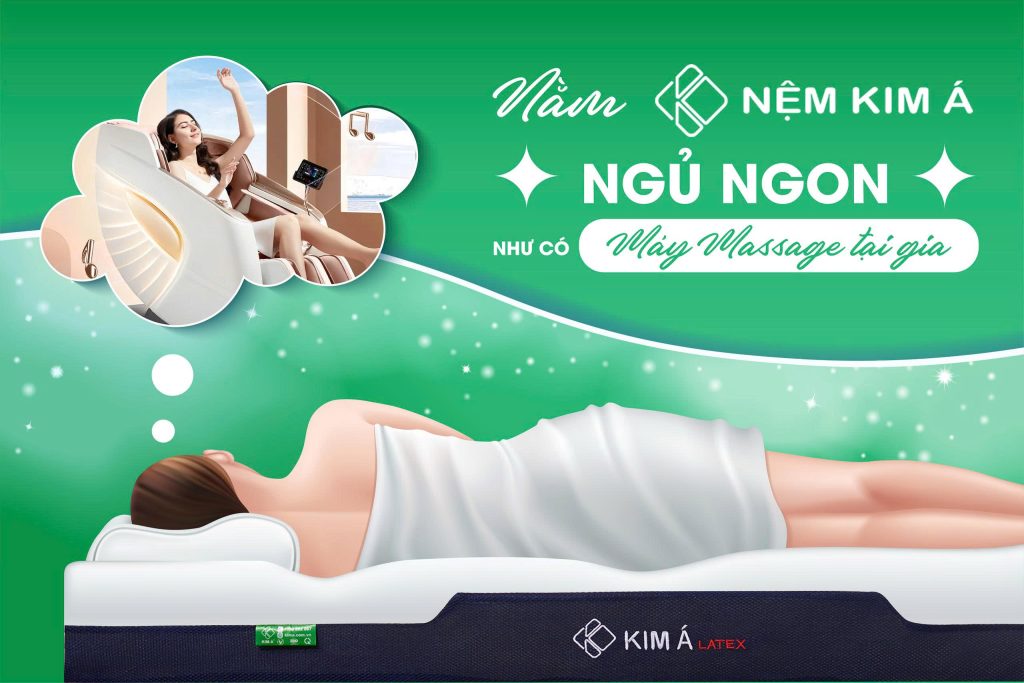 Hình ảnh nệm Kim Á Latex